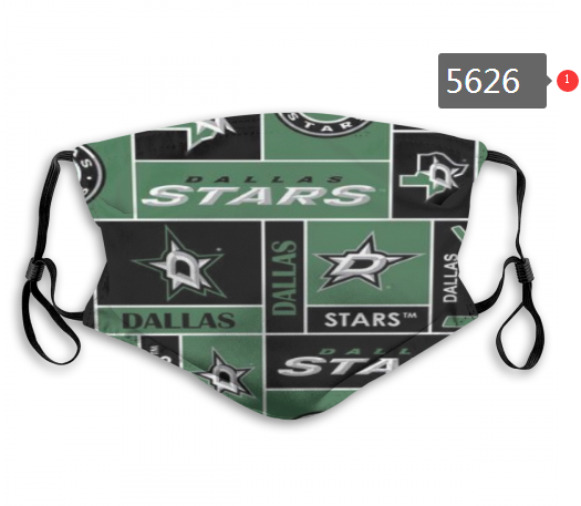 2020 NHL Dallas Stars #1 Dust mask with filter->nhl dust mask->Sports Accessory